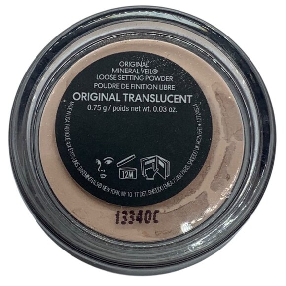 BareMinerals Original Mineral Veil Loose Setting Powder 0.03 Oz Makeup NEW - Picture 2 of 2